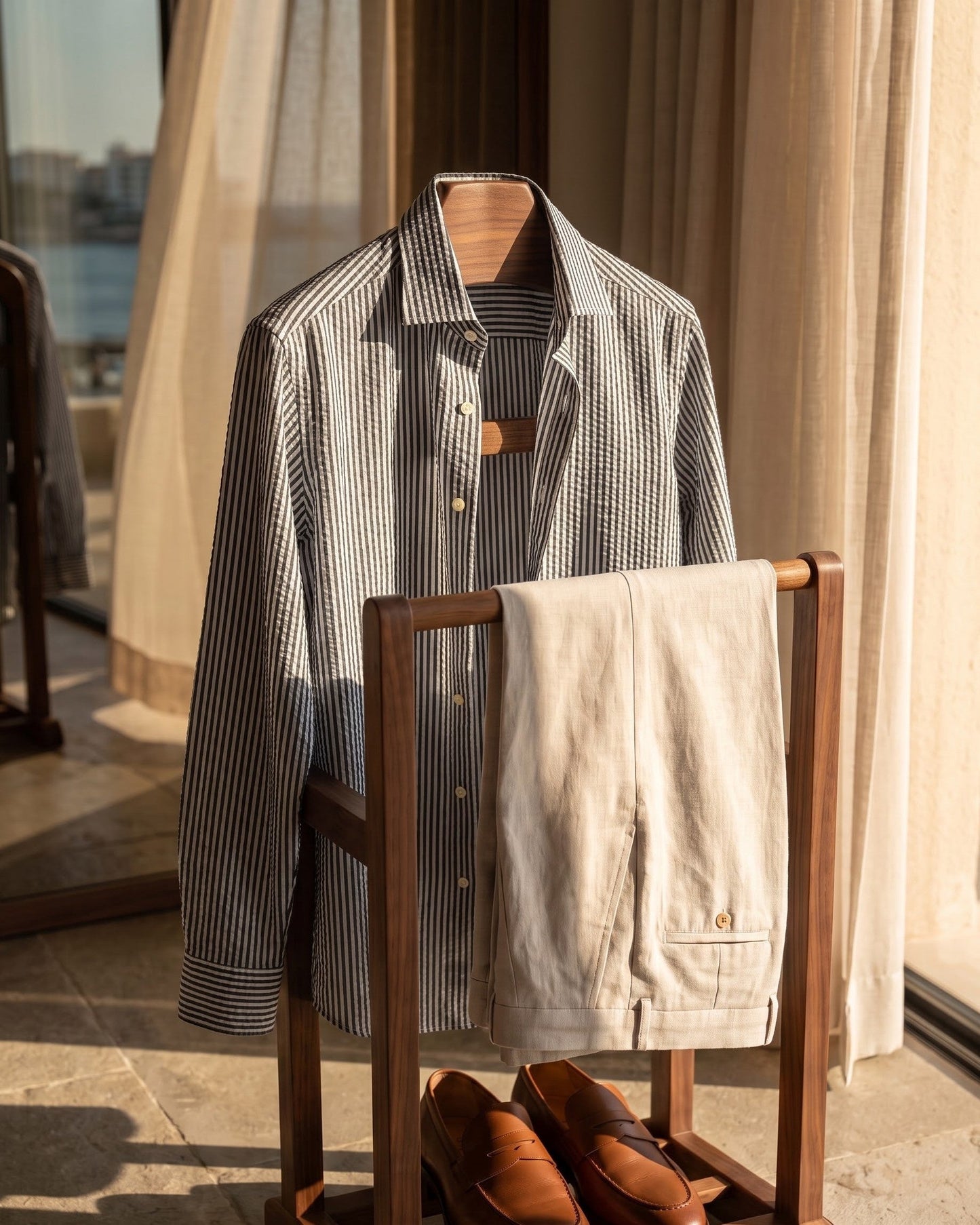 Pio Seersucker Dress Shirt
